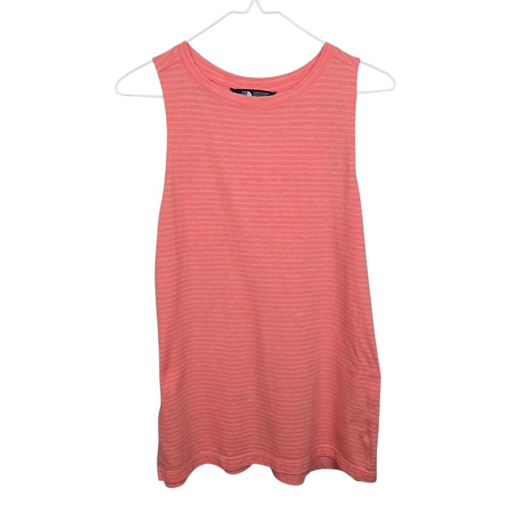 The North Face Tank Top Striped Sleeveless Athletic Shirt‎ Womens Small